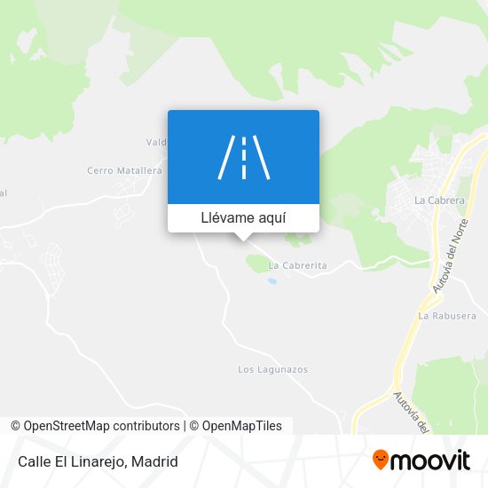 Mapa Calle El Linarejo