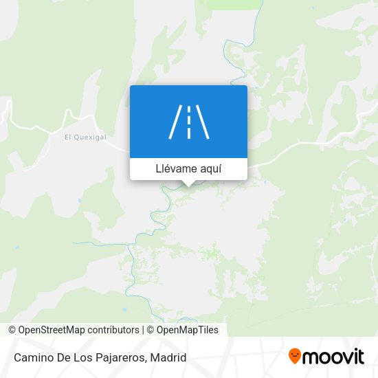 Mapa Camino De Los Pajareros