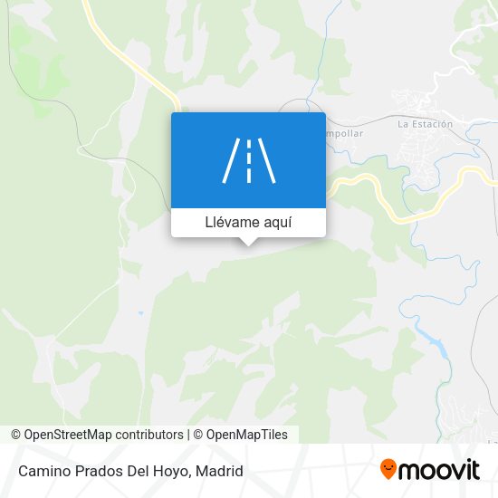 Mapa Camino Prados Del Hoyo