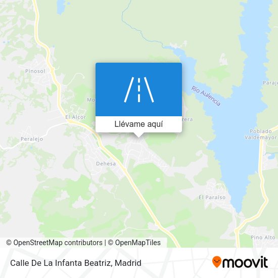 Mapa Calle De La Infanta Beatriz
