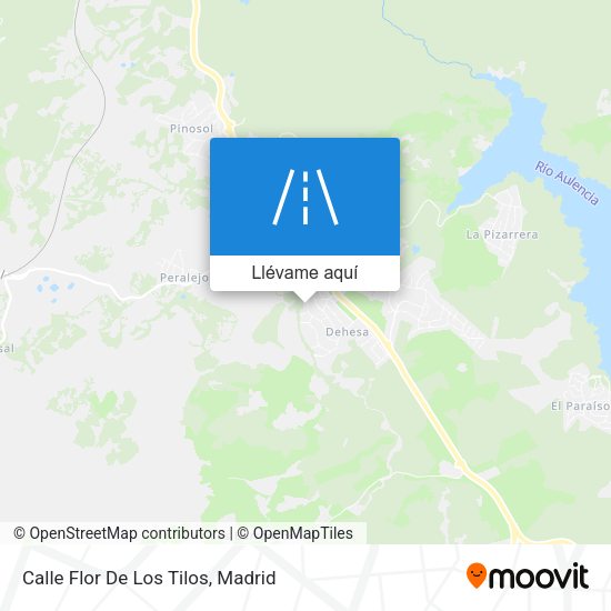 Mapa Calle Flor De Los Tilos