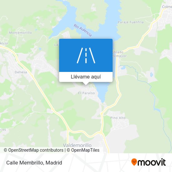 Mapa Calle Membrillo