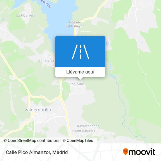 Mapa Calle Pico Almanzor