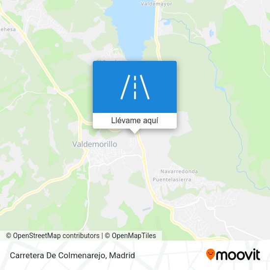 Mapa Carretera De Colmenarejo
