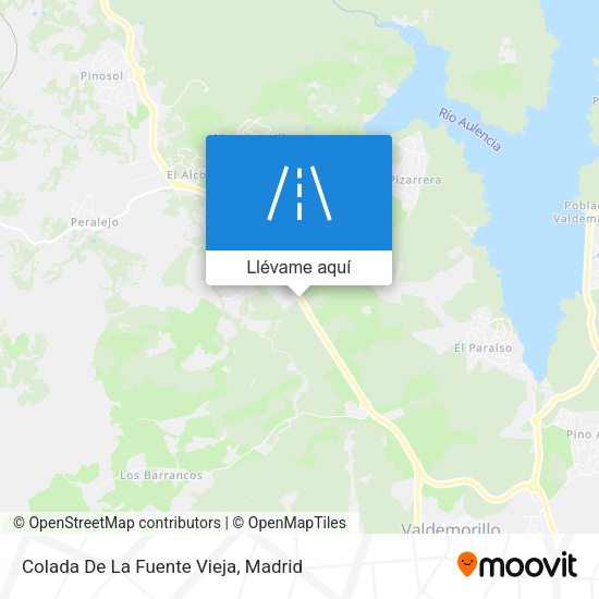 Mapa Colada De La Fuente Vieja