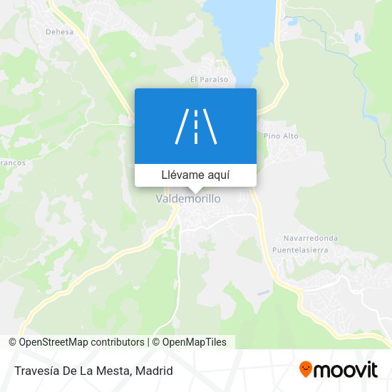 Mapa Travesía De La Mesta