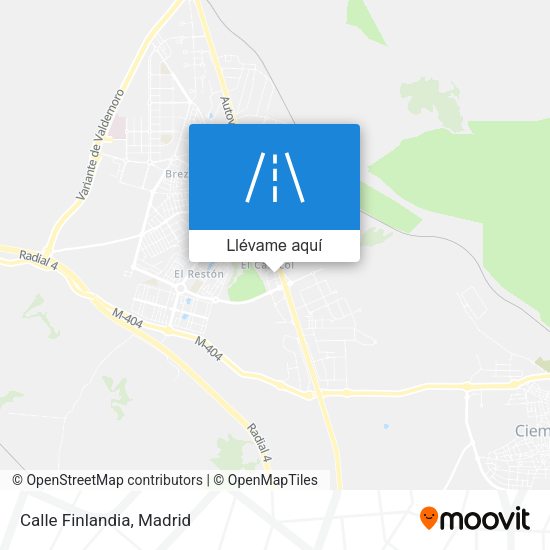 Mapa Calle Finlandia