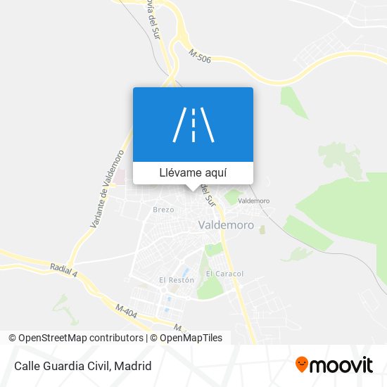 Mapa Calle Guardia Civil