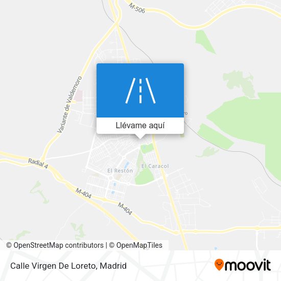 Mapa Calle Virgen De Loreto