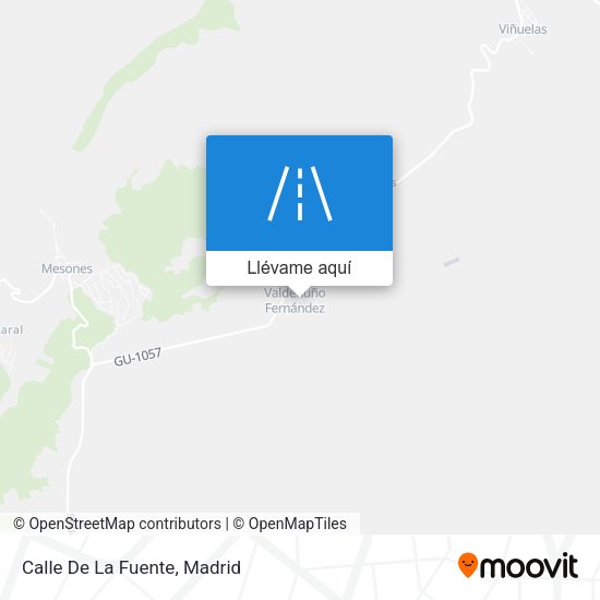 Mapa Calle De La Fuente
