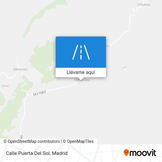 Mapa Calle Puerta Del Sol