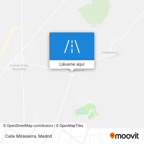 Mapa Calle Mirasierra