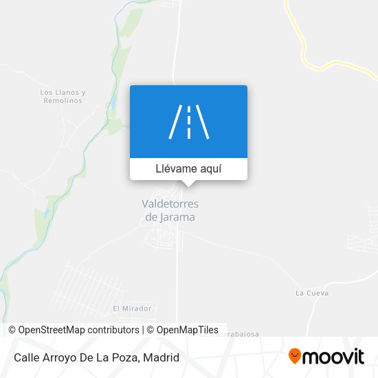 Mapa Calle Arroyo De La Poza
