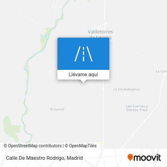 Mapa Calle De Maestro Rodrigo