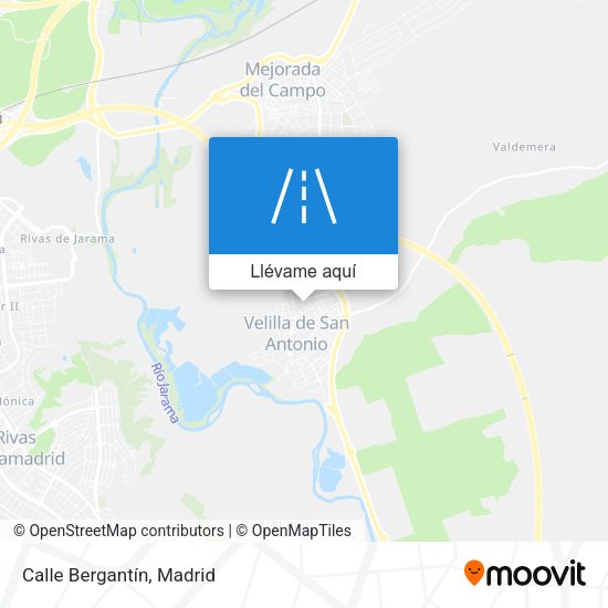 Mapa Calle Bergantín