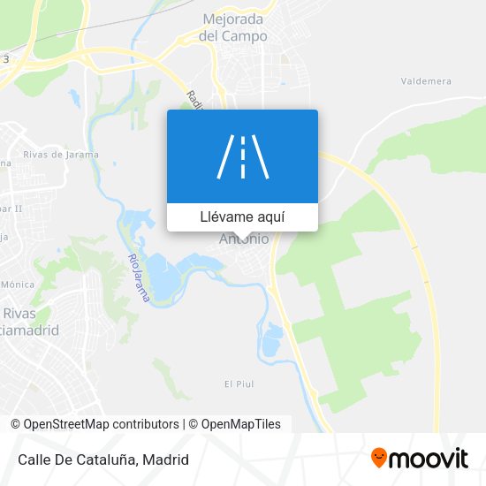 Mapa Calle De Cataluña