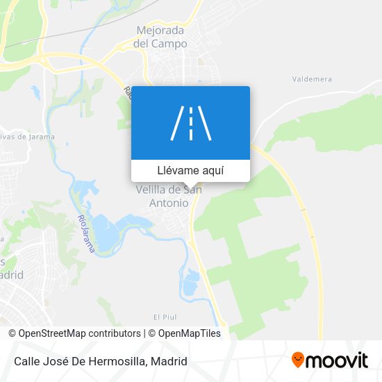Mapa Calle José De Hermosilla