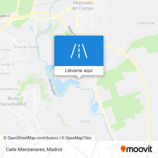 Mapa Calle Manzanares