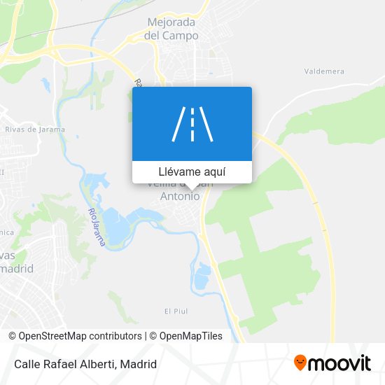 Mapa Calle Rafael Alberti