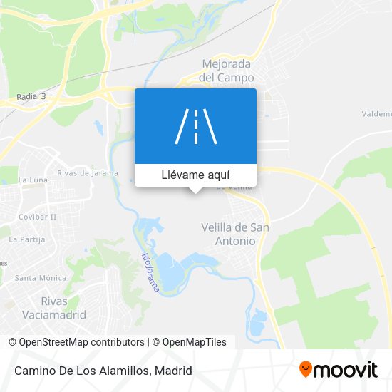 Mapa Camino De Los Alamillos