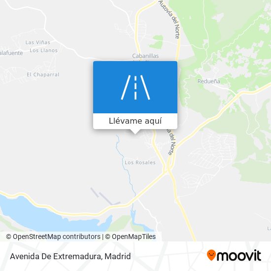 Mapa Avenida De Extremadura
