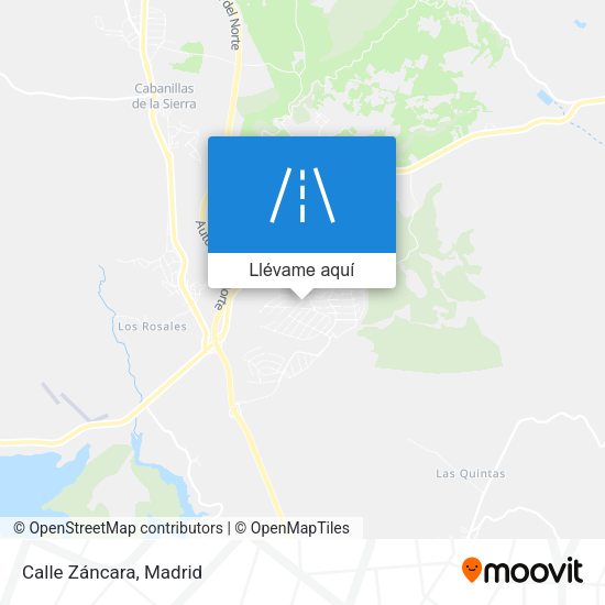 Mapa Calle Záncara