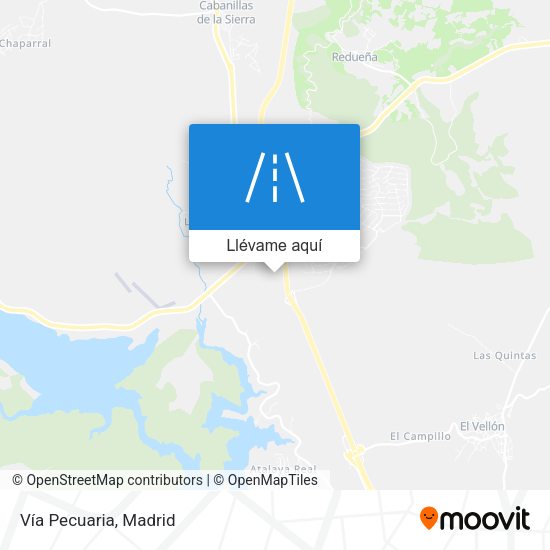 Mapa Vía Pecuaria