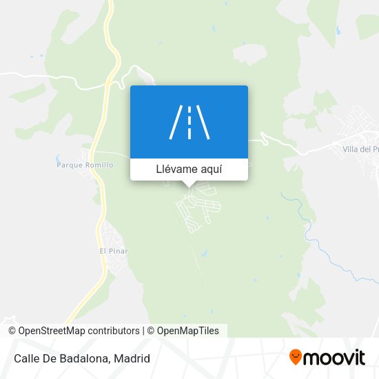 Mapa Calle De Badalona