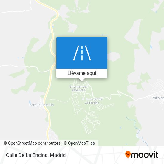 Mapa Calle De La Encina