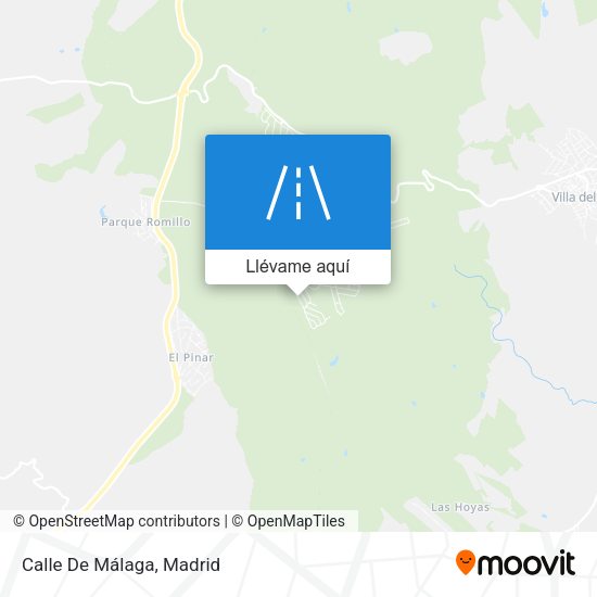 Mapa Calle De Málaga