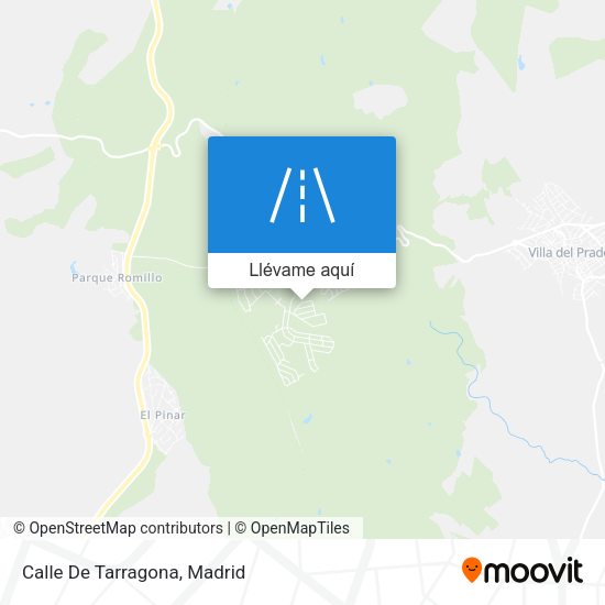 Mapa Calle De Tarragona