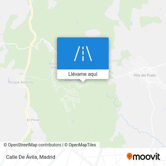 Mapa Calle De Ávila