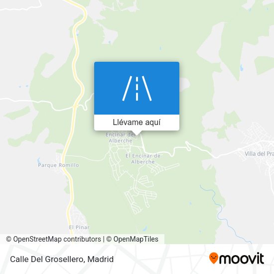 Mapa Calle Del Grosellero