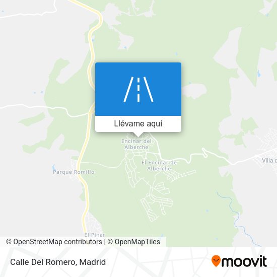 Mapa Calle Del Romero
