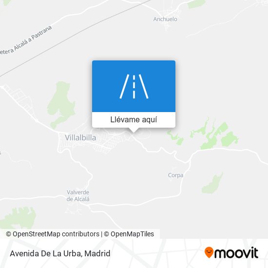 Mapa Avenida De La Urba