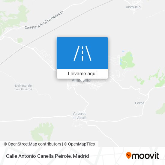 Mapa Calle Antonio Canella Peirole