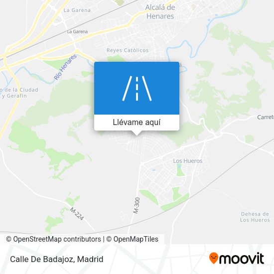 Mapa Calle De Badajoz