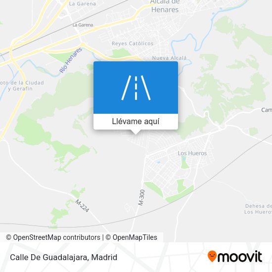 Mapa Calle De Guadalajara