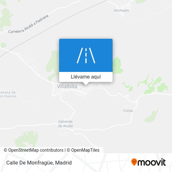 Mapa Calle De Monfragüe