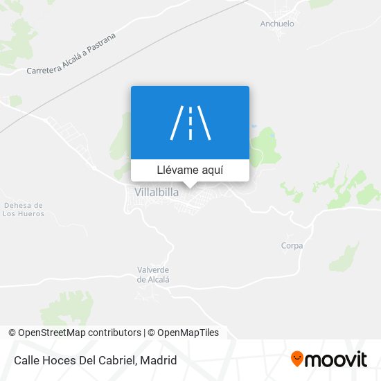 Mapa Calle Hoces Del Cabriel