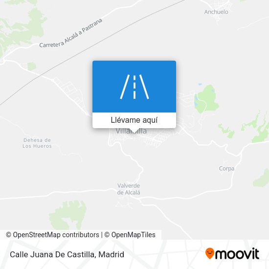 Mapa Calle Juana De Castilla