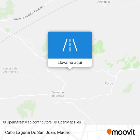 Mapa Calle Laguna De San Juan