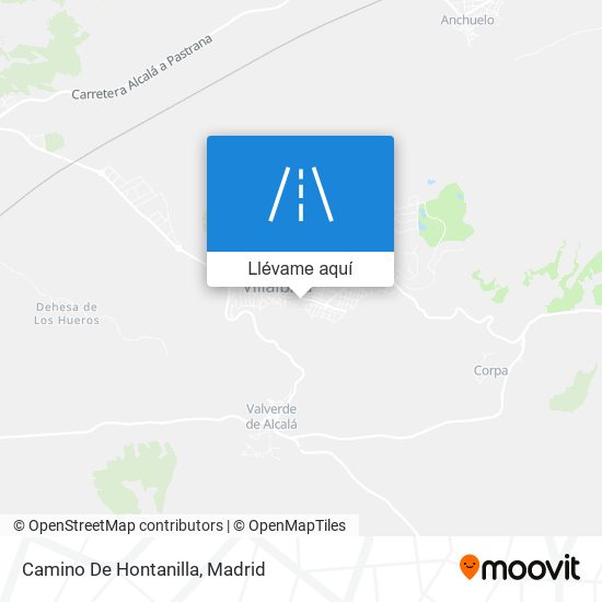 Mapa Camino De Hontanilla