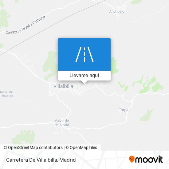 Mapa Carretera De Villalbilla