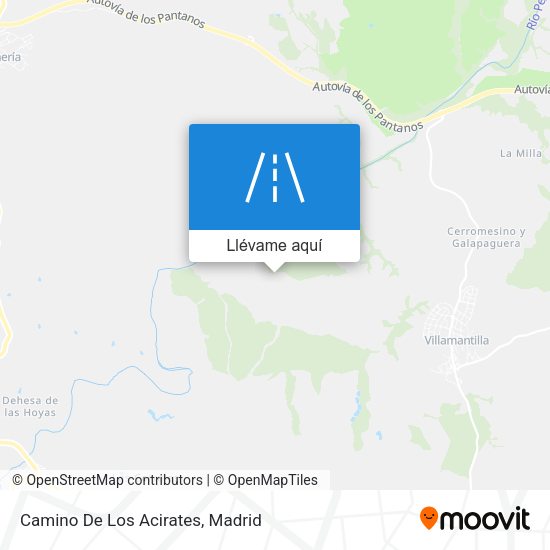Mapa Camino De Los Acirates
