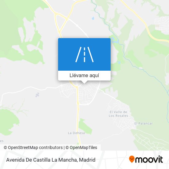 Mapa Avenida De Castilla La Mancha