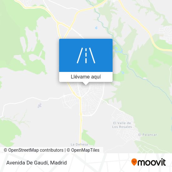 Mapa Avenida De Gaudí