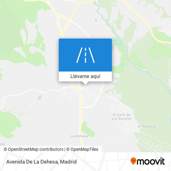 Mapa Avenida De La Dehesa