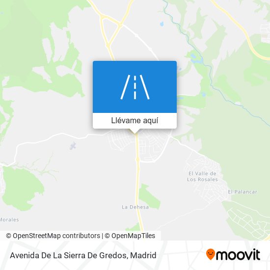 Mapa Avenida De La Sierra De Gredos