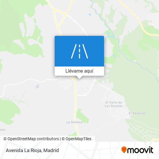 Mapa Avenida La Rioja